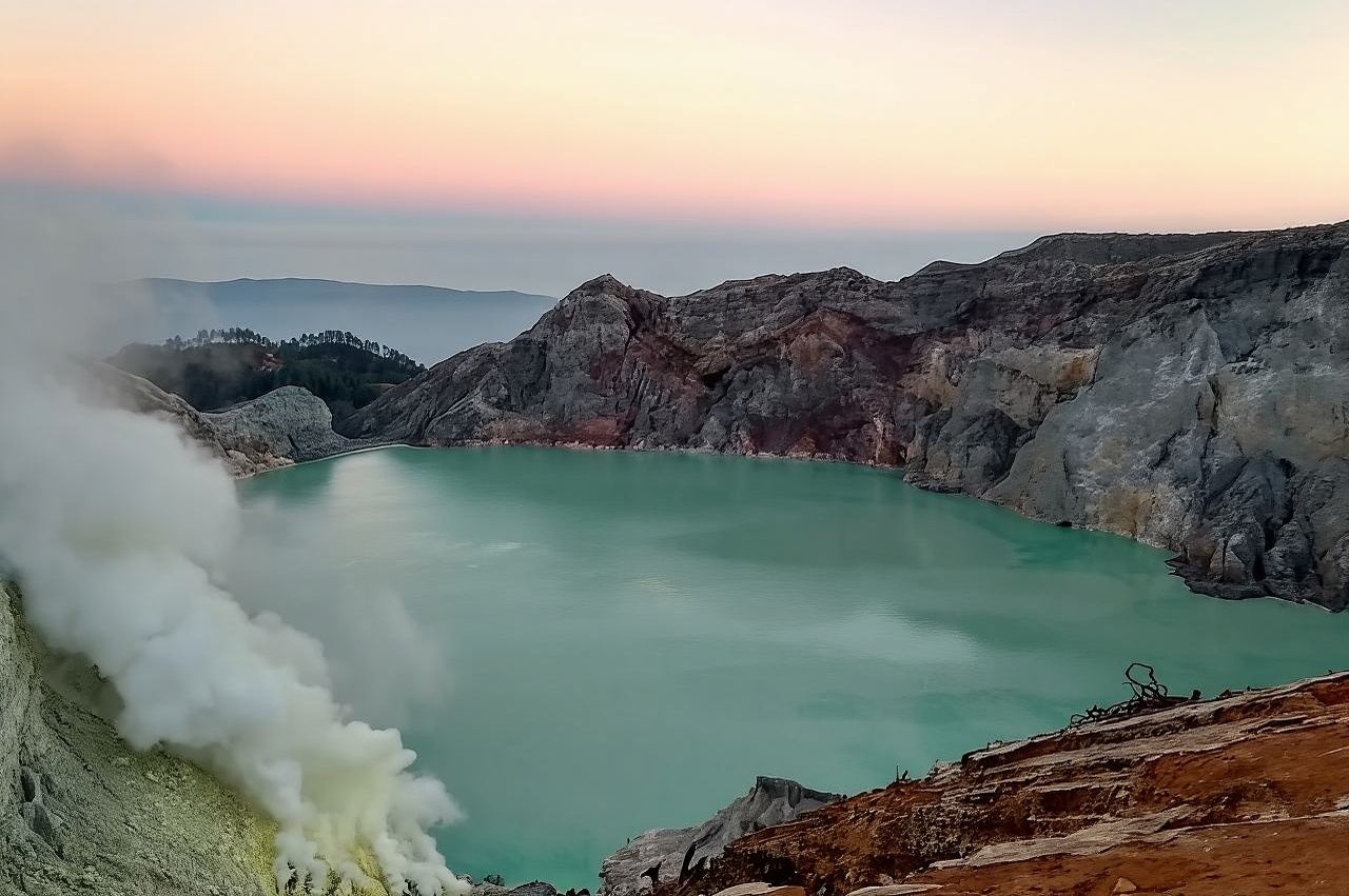 Visite du cratère d'Ijen