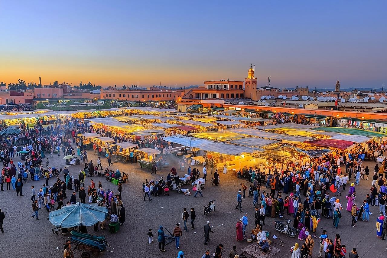 Tour guidato privato di mezza giornata della Medina di Marrakech con prelievo