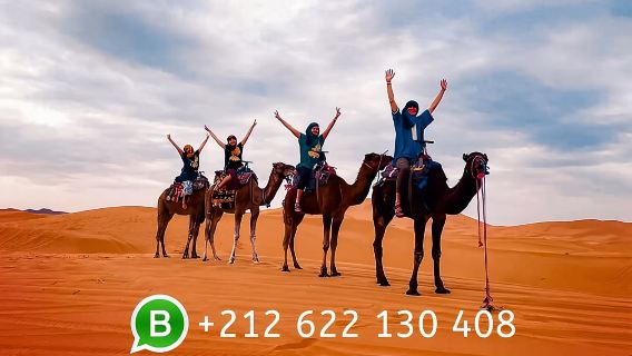 Excursión nocturna en camello con campamento en Merzouga