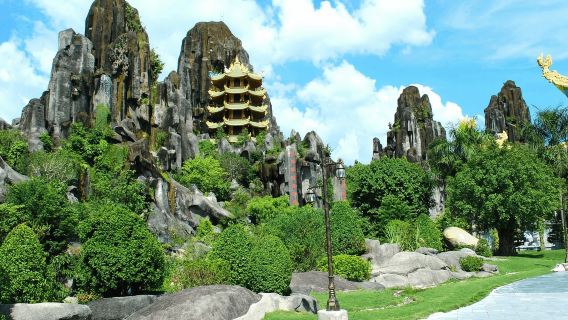 MARBLE MOUNTAINS - MONKEY MOUNTAIN - AM  PHU CAVE SUNSET TOUR