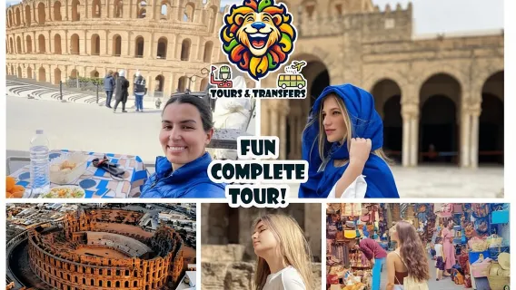 Fun VIP Tour: El Jem, Kairouan, Monastir/Sousse (PICKUP ALL City)