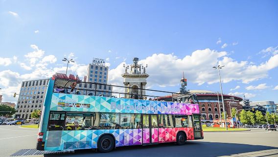 City Sightseeing hop-on hop-off bus tour of Barcelona