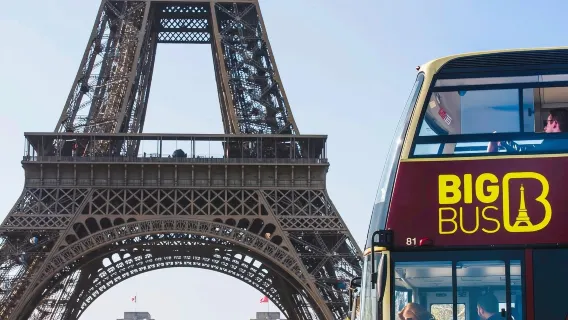Big Bus Parigi hop-on hop-off bus [Agente ufficiale/Multi pacchetto disponibili/Attraversa i punti di riferimento di Parigi/Wi-Fi gratuito/Multi audioguida]