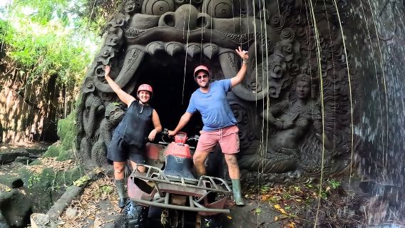 Bali ATV Ride Ubud Waterfall, Ricefield,River,Barong Cave, Lunch