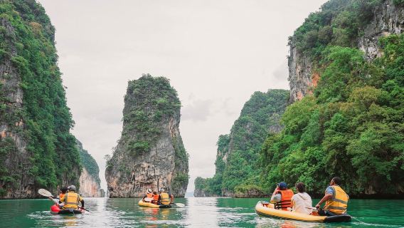 Phang Nga Bay 1-day tour | Kayaking experience · Khao Phing Kan | Hotel transfer