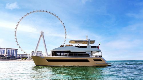 Dubai yacht sightseeing cruise - Palm Jumeirah/Atlantis/sailing boat - multiple time slots optional Transport Passes 5