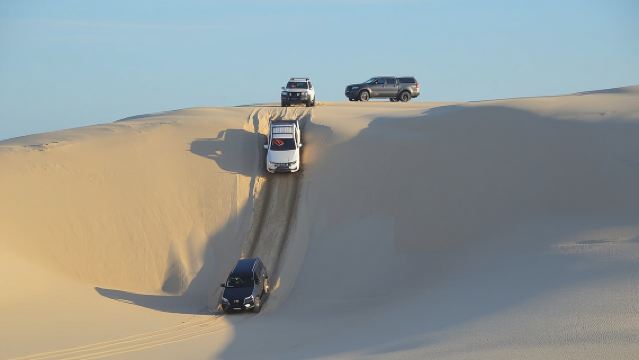 Port Stephens, Excursion en 4x4 sur la plage et les dunes de sable