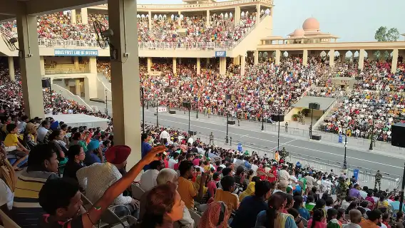 Wagah Border Flag Retreat Ceremony