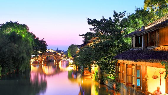 Kendaraan bisnis | pemandu wisata berbahasa Inggris | Tur 1 hari dari Hangzhou ke Wuzhen Xizha