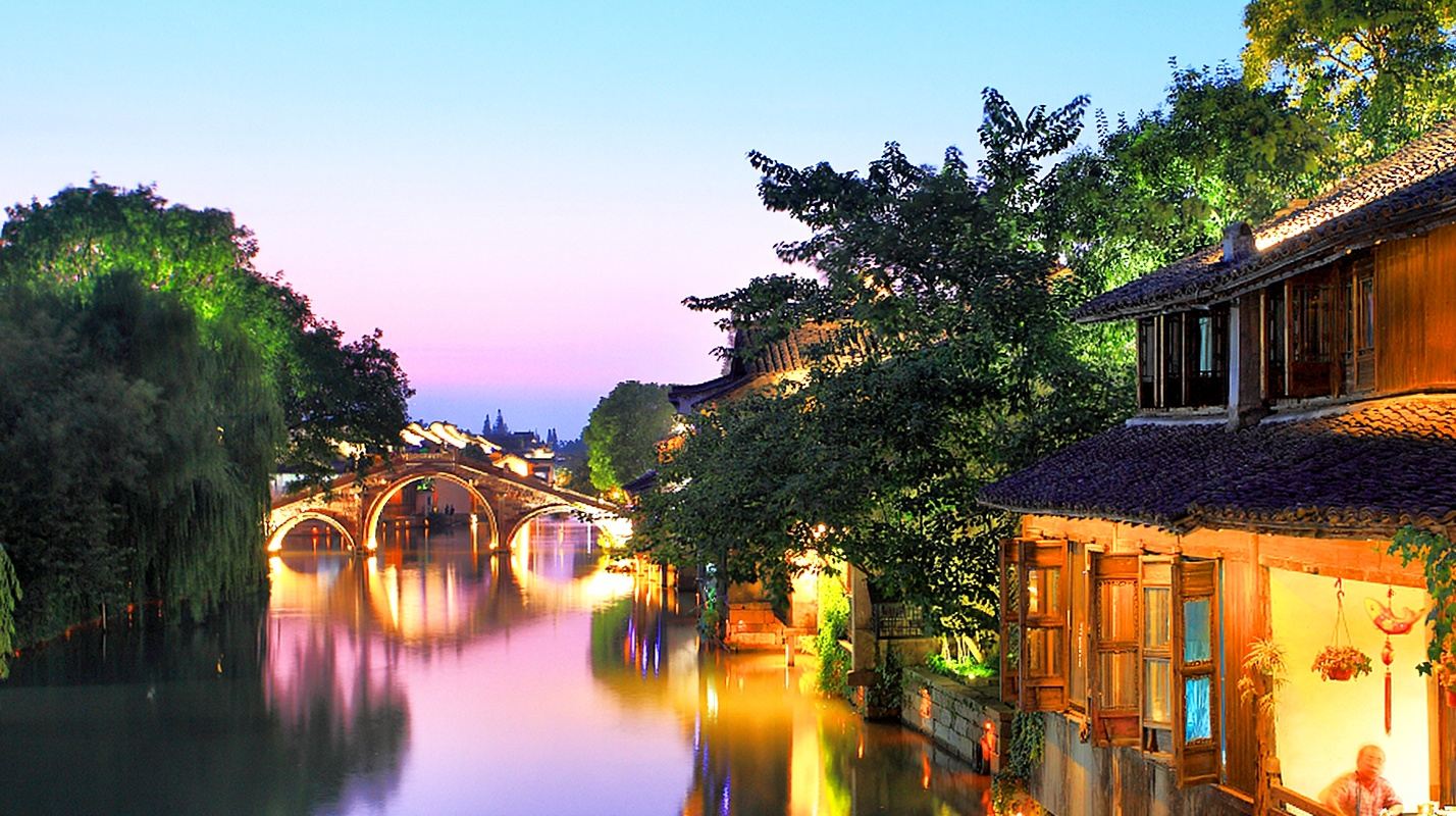 รถตู้ธุรกิจ|เลือกไกด์นำเที่ยวภาษาอังกฤษได้|ออกเดินทางจากหางโจว หมู่บ้านโบราณอูเจิ้นซีซ่า+แถมการล่องเรือ