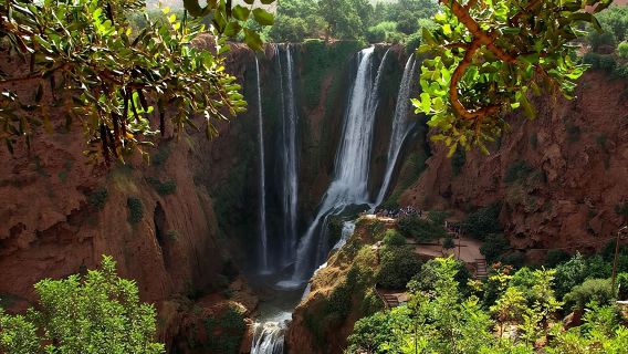 Marrakech: escursione guidata di un giorno alle cascate di Ouzoud con giro in barca