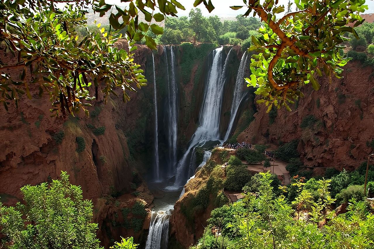 Marrakech: escursione guidata di un giorno alle cascate di Ouzoud con giro in barca