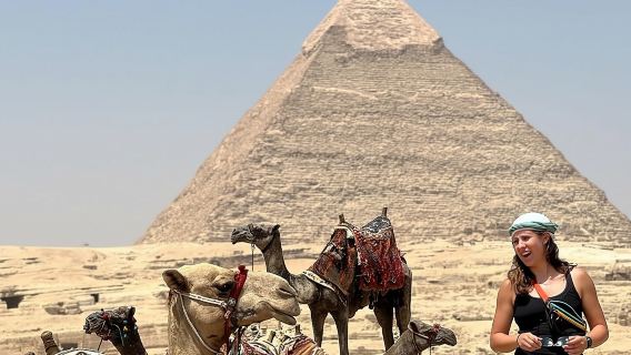 VIP Giza Pyramids, Sphinx, Lunch, Camel Ride & inside pyramid