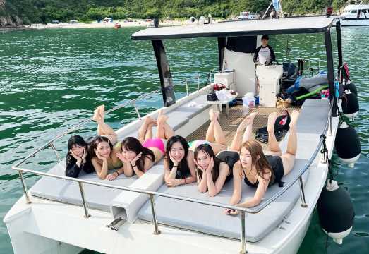 [Hong Kong Sai Kung Yacht Rental] 32ft Catamaran Private Charter (Capacity 1-14 People) Group Sea Outing [Floating Mat + Inflatable Trampoline +...