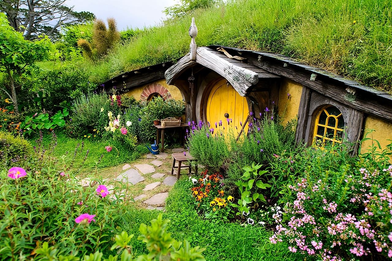 Lawatan set filem Hobbiton dan banyak lagi pemandangan NZ yang indah
