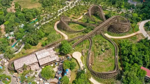 ฟู้โกว๊ก|กระเช้าลอยฟ้า + Aquatopia สวนน้ำและแนวนอนใต้