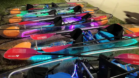 L.E.D. Light Kayak Miami City Lights