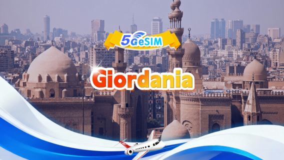eSIM 5G/4G in Giordania|Totale|Totale 1GB-30GB|3-30 giorni|Formato 24 ore| QR code