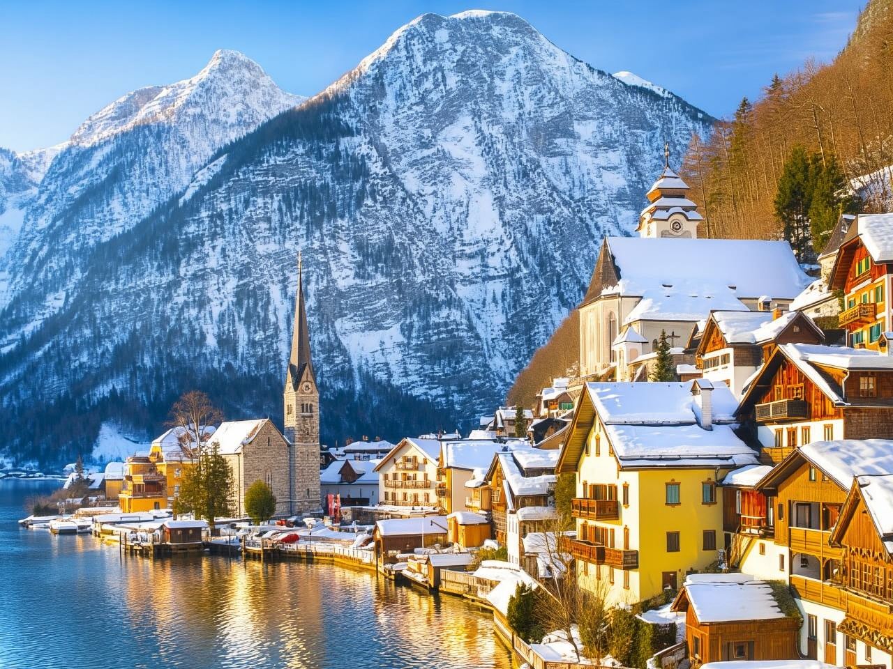 Excursión de un día a Hallstatt y Salzburgo con salida desde Viena, Austria