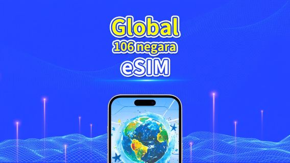 eSIM 106 negara di seluruh dunia | 4G/5G | jaringan berkecepatan tinggi | Paket data harian/total | Penagihan 24 jam | 1-30 hari | kode QR