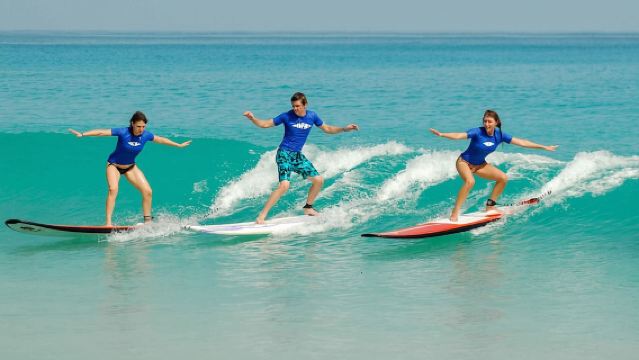 Group Surf Lessons at Macao Surf Camp - Punta Cana Surfing