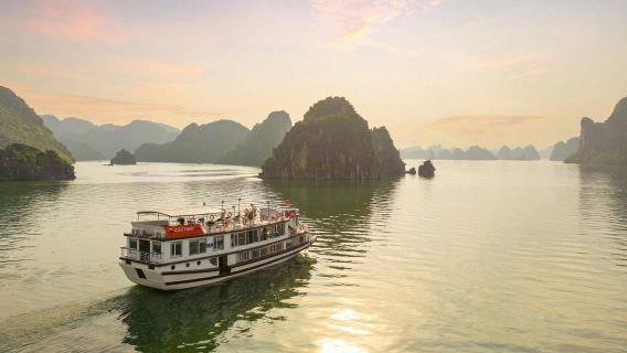 2 dagen en 1 nacht op Cosy 3-sterrencruise op Ha Long Bay