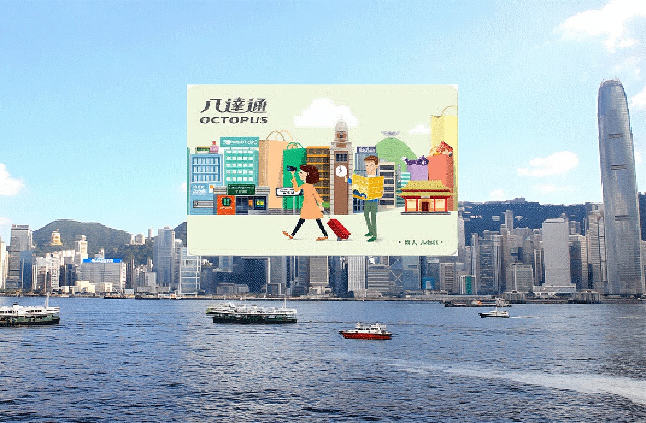 บัตร Octopus เวอร์ชันนักท่องเที่ยวฮ่องกง (พร้อมเงินคงเหลือ 50 เหรียญฮ่องกง) [รับที่สนามบินฮ่องกง]