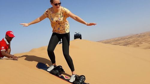 Dubai Self-drive Quad Bike, Sand Boarding, Camels & Refreshments 3
