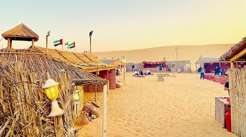 Red Dunes Desert Safari with BBQ Dinner, Camel Riding & Live Show Day Tours 4