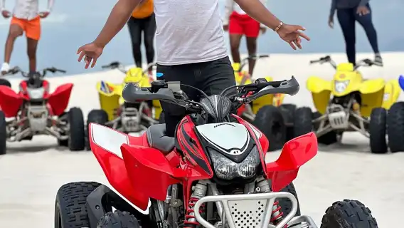ทัวร์รถ ATV Quad Bike ที่ Cape Town Sand Dunes พร้อมภาพถ่าย