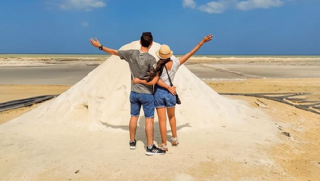 Riohacha: Excursión de un día a las Salinas Rosadas de Manaure y la playa