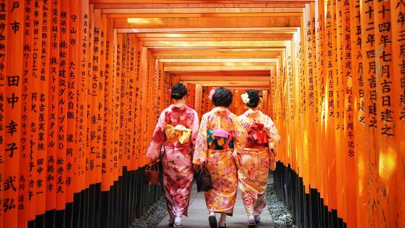 Classic Kyoto and Nara tour: 1-day tour to Arashiyama + Nara Park + Fushimi Inari Taisha with deer feeding