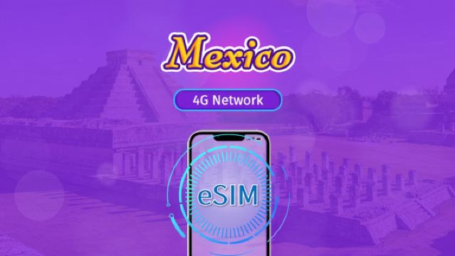 Mexico eSIM | Supports ChatGPT & TikTok | Day Pass / Total Package | 24-Hour Billing | 1–30 Days | QR code