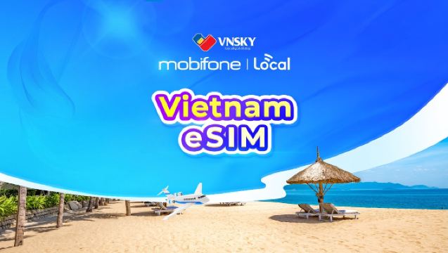 Vietnam MobiFone VNSKY Local 4G/5G eSIM|Täglich 9 GB|Lokale Telefonnummer|Reservierung zur Aktivierung erforderlich|Kalendertage Abrechnung|QR-Code