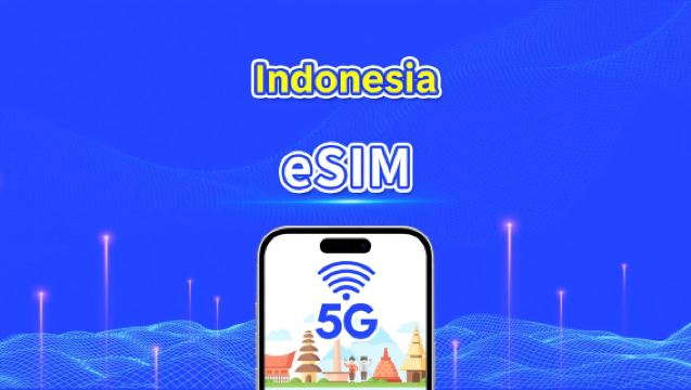 Indonesia eSIM | Nopea nettiyhteys | 5G/4G | Päiväpaketti/datapaketti | Kalenteripäivä | 1–30 päivää | QR-koodi