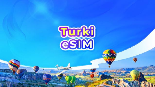 Turki 5G eSIM | Pek Harian/Pek Data | 1-30 Hari | Pengebilan 24 Jam | Kod QR
