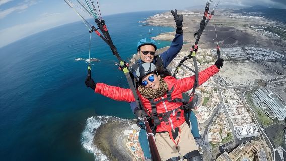 Tandem Paragliding Flight in South Tenerife
