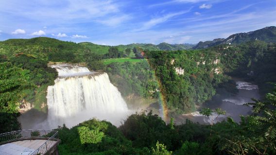 貴州黃果樹設施導覽講解服務【入場門票/觀光車自理+獨立團優質解說服務】