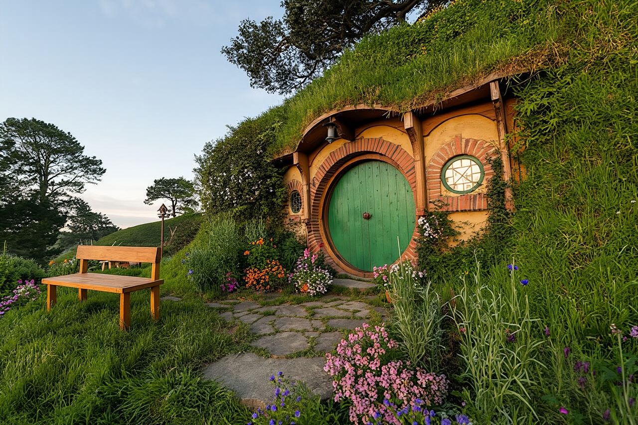 Middle earth experience - Hobbiton movie set and Glowworm cave tour