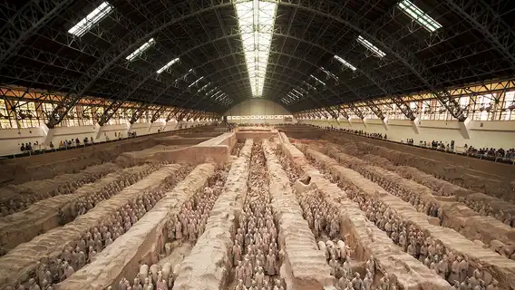 西安秦始皇兵馬俑+麗山園5人內私人講解服務√普通話講解√英文講解√日文講解