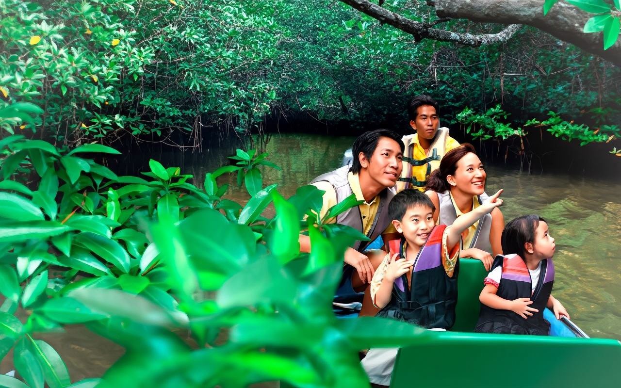 ท่องเที่ยวแบบอิสระที่สิงคโปร์และบินตัน (ท่องเที่ยวป่าชายเลน + อาหารทะเล + ท่องเที่ยวดูหิ่งห้อย)