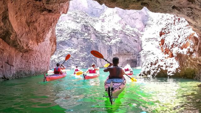 Emerald Cave Express Kayak Tour with Scenic & Historic Stops