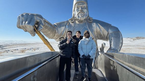 From UB: Day Tour to Chinggis khaan statue and Terelj NP.