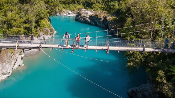 Greymouth: Halbtagestour durch die Hokitika-Schlucht und den Baumkronenpfad