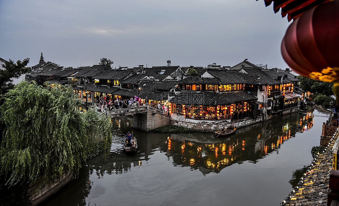 Autobus business | Guida in inglese opzionale | Partenza da Hangzhou + Xitang + Xizha + Tour notturno incluso a Xizha