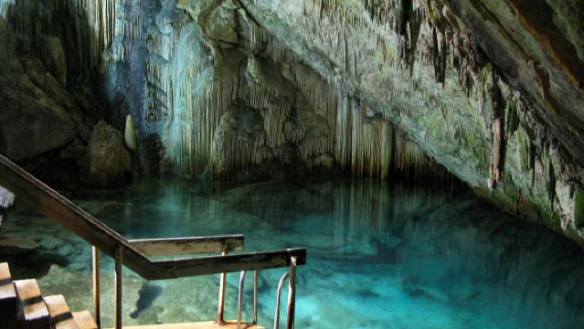Chukka Snorkel and Party Catamaran with Dunn's River Climb and Green Grotto Cave