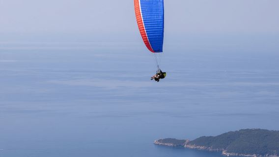 Budva: Tandem Paragliding from 770m with GO2FLY team
