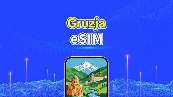 eSIM w Gruzji | 4G | Szybki internet | Pakiety dzienne/na dane | 24 godziny | 1-30 dni | Kod QR