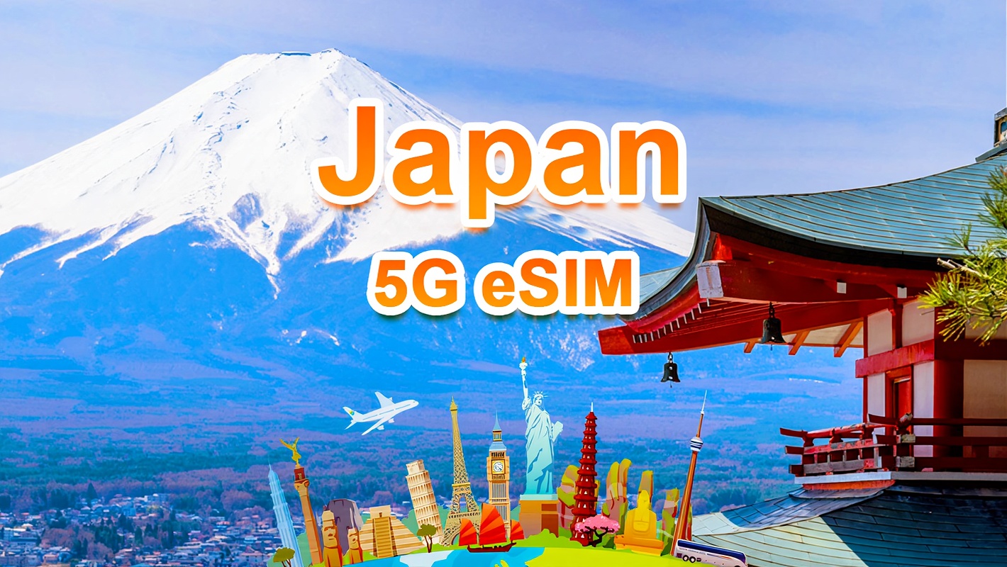 5G eSIM ของญี่ปุ่น | แพ็กเกจรายวัน/แพ็กเกจรวม | 1-30 วัน | QR code