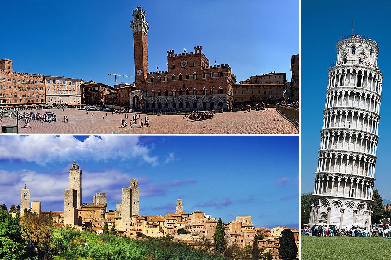 Private day trip to Siena, San Gimignano, Chianti and Pisa, from Florence